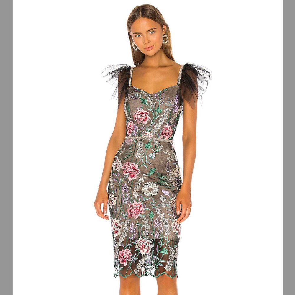 NWT Bronx and Banco Melia Midi Dress